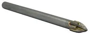 DRILL AMERICA DWD4FGD1/2 1/2" Carbide Tipped 4 Flute Glass & Tile Drill Bit
