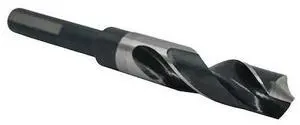 DRILL AMERICA D/A3F1-3/16 1-3/16" Reduced Shank HSS Drill Bit 1/2" 3-Flat