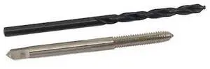 DRILL AMERICA POUFS8-40 No 8-40 UNS HSS Plug Tap and No 28 HSS Drill Bit Kit