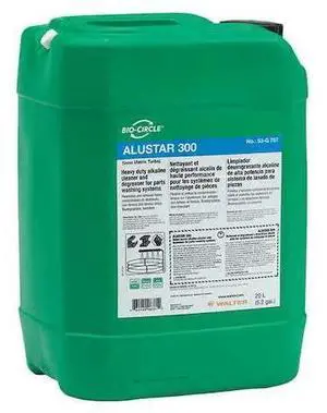WALTER SURFACE TECHNOLOGIES 53G757 ALUSTAR 300 Cleaner/Degreaser, 5.2 gal Pail,