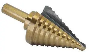 DRILL AMERICA STE5 No 5 HSS Black & Gold Step Drill Bit (1/4" - 1-3/8" by 1/8")