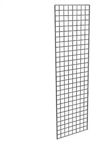 ECONOCO P3BLK27 Wire Grid Panel 2 ft. x 7 ft., Black, 3PK