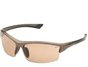 DELTA PLUS SG-350LB Safety Glasses, Anti-Scratch, Brown Lens, Brown Frame,