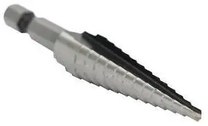 DRILL AMERICA VAC1HEX No 1 HSS Quick Change Hex Shank Step Drill Bit (1/8"- 1/2