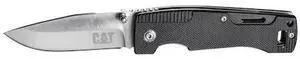 CAT 980000 6-1/2 Inch Drop Point Folding Knife