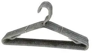 SIMPLIFY 26104-GREY Granite Look Design Hangers in Grey, 10PK