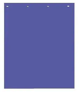 BUYERS PRODUCTS RC30PPBLU Mudflap, Blue, Polymer, 24 x30 in, 2 Pack