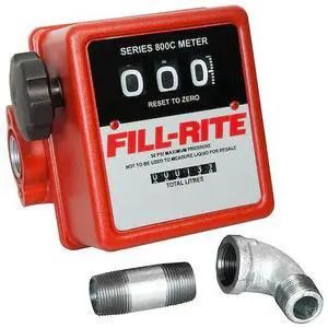 FILL-RITE 807CLMK Meter Assembly,Liter