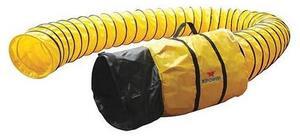 XPOWER 12DH25 Ventilation Duct Hose for X-12, 12 in ID x 25 ft L, Polyester