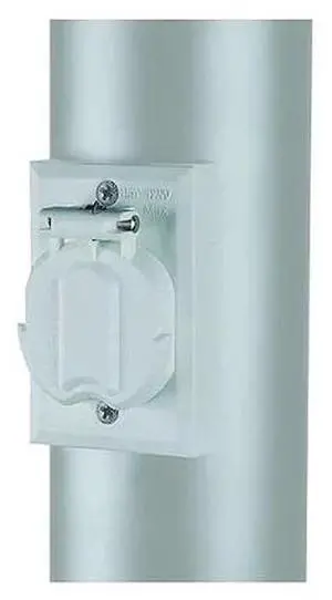 ACCLAIM LIGHTING 338WH Electric Outlet,120V,White