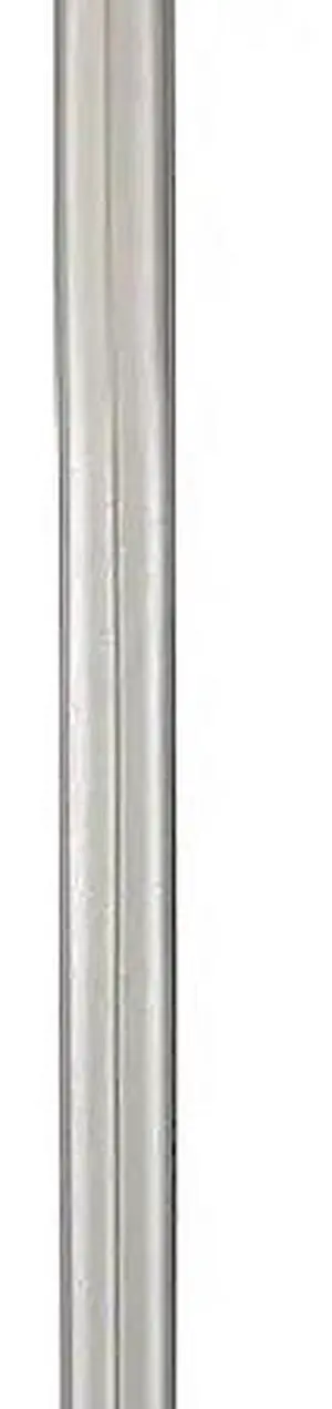 ACCESS LIGHTING R516-BS Extension Rod, 16 Inch Rod with Nipple, Brushed Steel