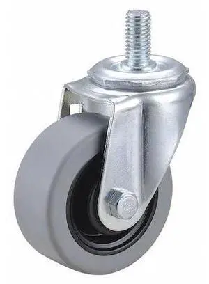 ZORO SELECT 32J878 Swivel Stem Caster,Polyurthn,3 in,210 lb