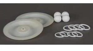 DAYTON 22A621 Pump Repair Kit,Hytrel/PTFE,Fluid,1/2 In