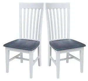 WHITEWOOD INDUSTRIES C05-465P Chairs, Wood Back, 40.2 W 22 H