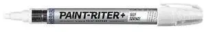 MARKAL 96960 Permanent Liquid Paint Marker, Medium Tip, White Color Family,