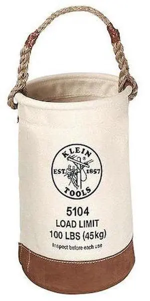 Klein Tools 409-5104 12" Leather-Bottom Bucket