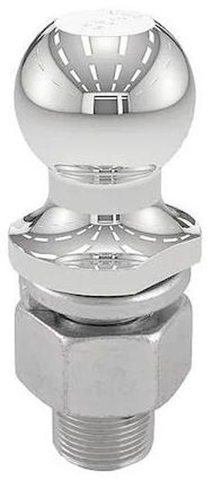 CURT 40069 Trailer Ball,1-1/4"x2-5/8" Shnk,Chrm,2"