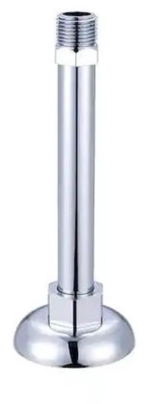CENTRAL BRASS 0342-1/2 Stand Pipe, NPT, Polished Chrome, Connection Size: 1/2"