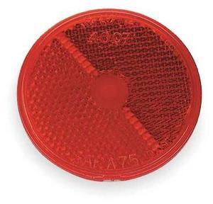 GROTE 40072 Reflector,Stick-On,Red,Dia 2 1/2