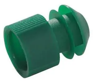 DYNALON 276145-000G TestTube Stopper, 11-13mm, Green, Pk1000
