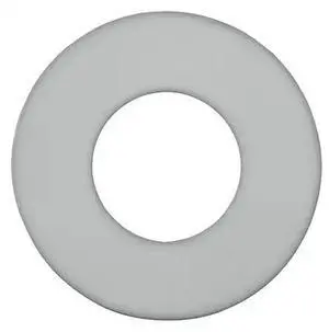 ZORO SELECT BULK-FG-1125 Raised Face PTFE Flange Gasket for 2" Pipe, 1/8"