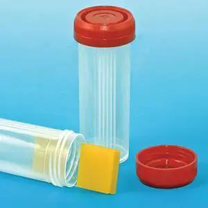 GLOBE SCIENTIFIC 513068 Slide Mailer,Red Screwcap,Pp,PK500