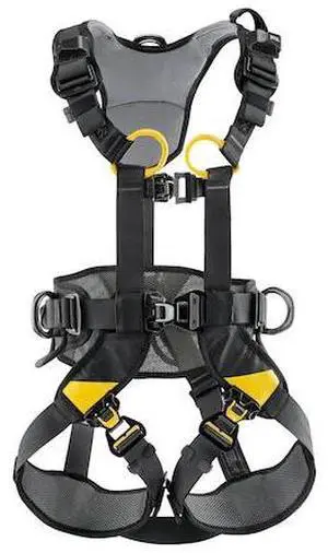 PETZL C072CA01 VOLT Fall Arrest Harness, 1, FAST LT Buckles Leg Straps