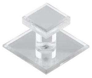 RICHELIEU BP50011 1 25/32"x1 25/32"(45mm x 45mm) Transparent/Clear, Mirror