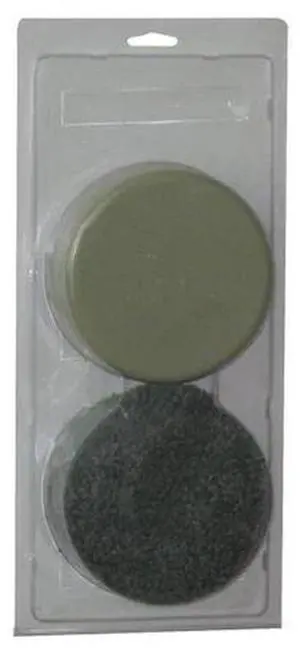 ZORO SELECT 10K002 Furniture Glides, Self-Stick, Round, 5", PK4