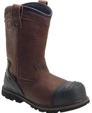 AVENGER SAFETY FOOTWEAR A7876 Men's Wellington Boot, 7, Composite Toe, 11 in H,