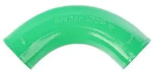ZORO SELECT ZFB220462 90 Degrees  Short Sweep Bend Short Sweep 1/4 Bend, 2"