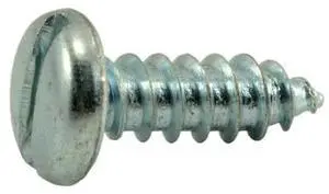 MIDWEST FASTENER 62085 Sheet Metal Screw, #8 x 1/2 in, Zinc Plated Steel Pan