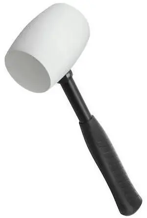 POWERBUILT 648336 16Oz White Rubber Mallet