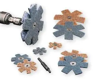 SCOTCH-BRITE 7000120970 Abrasive Star,Al-Ox,2in,Very Fine