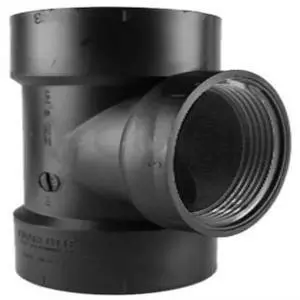 MUELLER INDUSTRIES 1CNV9 Flush Cleanout Tee,2 In FNPT x Hub