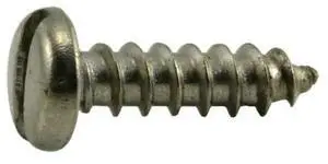 MIDWEST FASTENER 62084 Sheet Metal Screw, #6 x 1/2 in, Zinc Plated Steel Pan