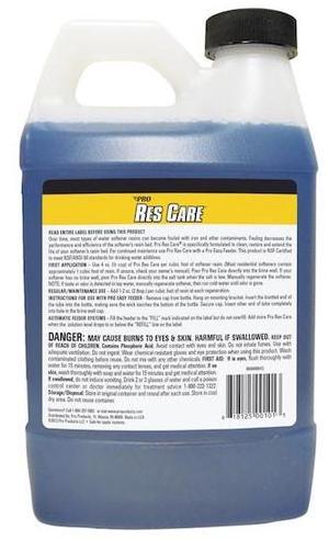 RES CARE RK03B All-Purpose Water Softener Cleaner Liquid Refill, 64 Ounce