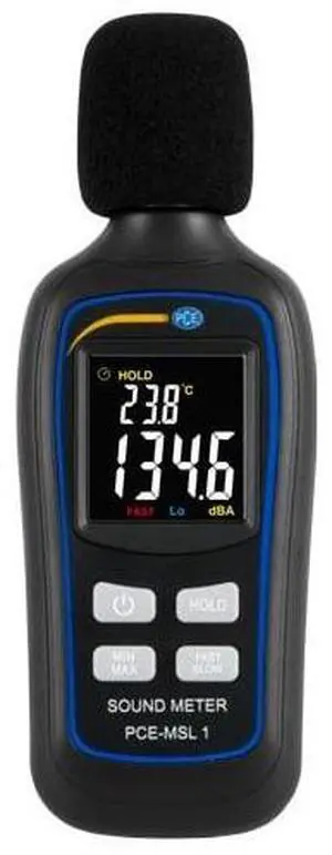 PCE INSTRUMENTS PCE-MSL 1 Digital Sound Level Meter, 35 to 135 dB