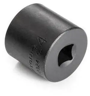 TEKTON SID12324 3/8 Inch Drive x 24 mm 12-Point Impact Socket
