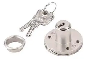 RICHELIEU 313131195 2132 in 165 mm Drawer Lock for max 34 in 19 mm Panel