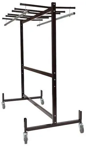 NATIONAL PUBLIC SEATING 42-8-60 Table/Chair Storage Truck With Checkerette Bars