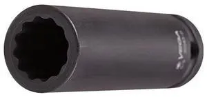 VEGA 39163-D Impact Socket,1/2 Sq Dr 9/16 12pt