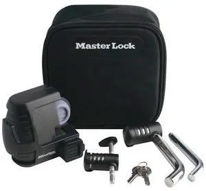 MASTER LOCK 3794DAT Coupler Lock, Stainless steel
