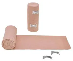 DEALMED 783664 Elastic Bandages, With Clip Closure, 4", 10/Bx, 5/Cs, 50PK