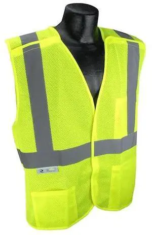 RADIANS SV4X-2VGM-2X Sv4X Economy Mesh X-Back Type R Class 2 Breakaway Safety