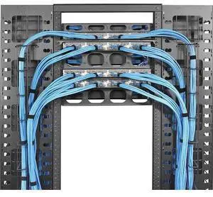 HUBBELL PREMISE WIRING HM24C Horizontal Ring Manager,4.39 in. D HUBBELL PREMISE WIRING HM24C Horizontal Ring Manager,4.39 in. D