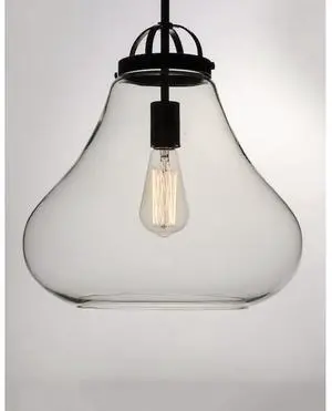 MAXIM LIGHTING 10093CLSN Stella 1-Light 13.75" Wide Satin Nickel Pendant Light MAXIM LIGHTING 10093CLSN Stella 1-Light 13.75" Wide Satin Nickel Pendant Light