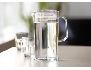 IDEAL SETTINGS 30164000 Water Pitcher with Lid, BPA-Free, 64 ounces, Clear, IDEAL SETTINGS 30164000 Water Pitcher with Lid, BPA-Free, 64 ounces, Clear,
