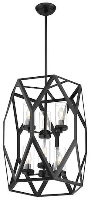 NUVO 60/7306 Fixure, Pndnt, 6-Lght, Incandescent, 60W, 120V, Type B, Candelabra NUVO 60/7306 Fixure, Pndnt, 6-Lght, Incandescent, 60W, 120V, Type B, Candelabra