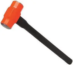 WESTWARD 24Z032 Sledge Hammer,8 lb.,24 In,Rubber/Steel